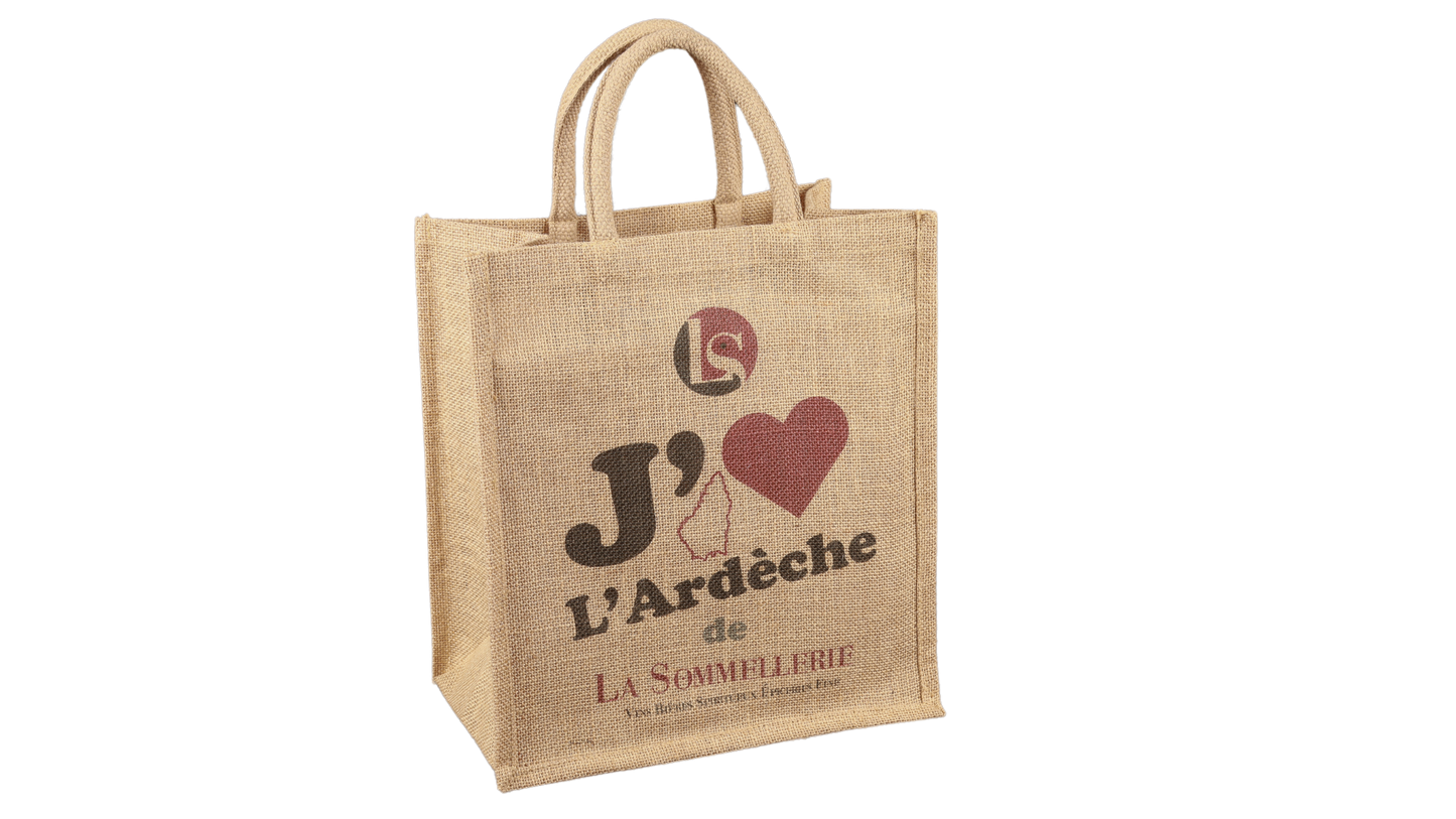 Sac toile de jute personnalisé