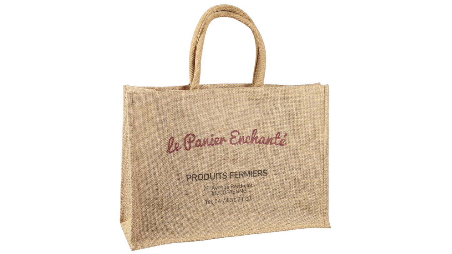 Sac toile de jute personnalisé