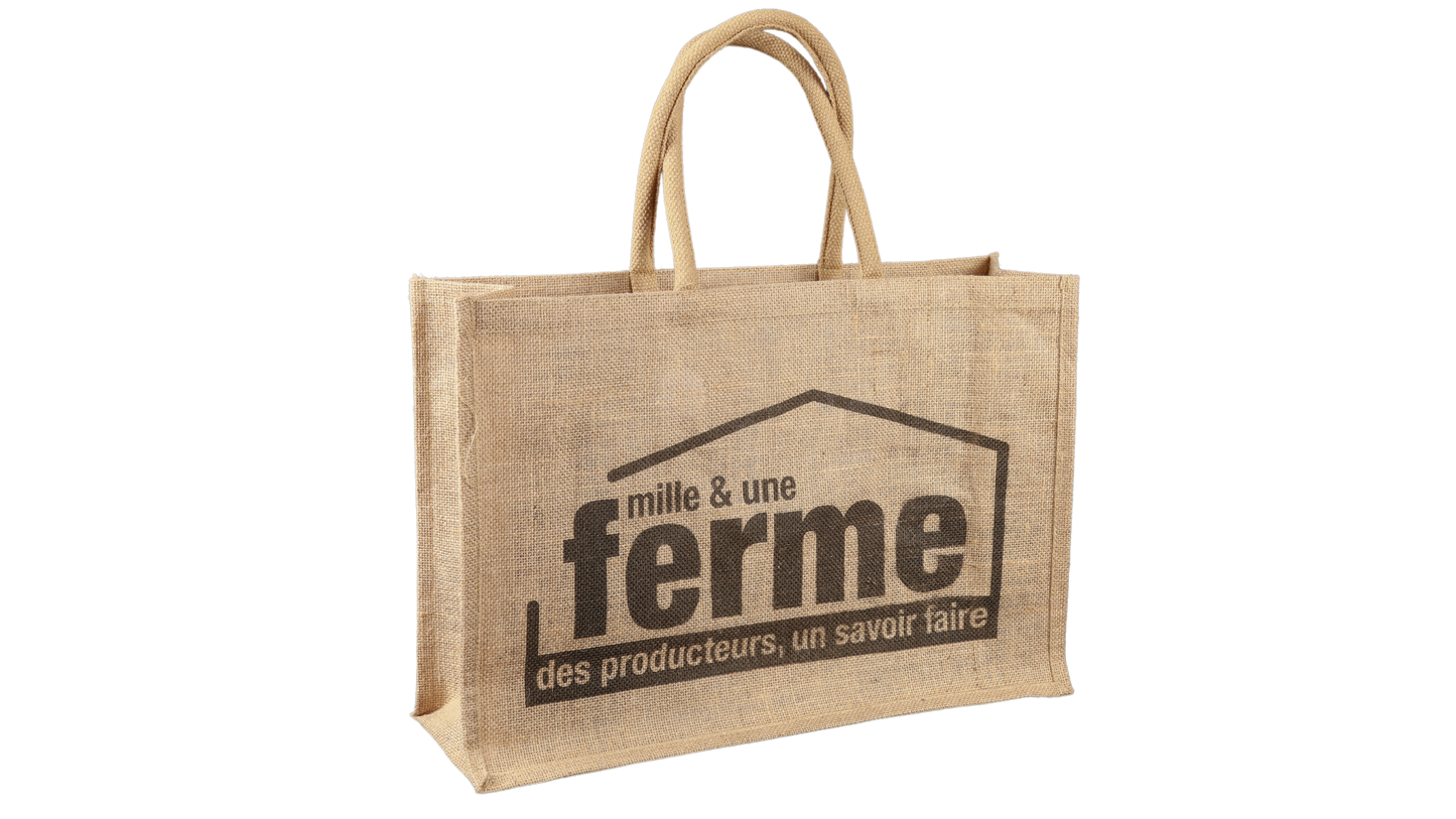 Sac toile de jute personnalisé